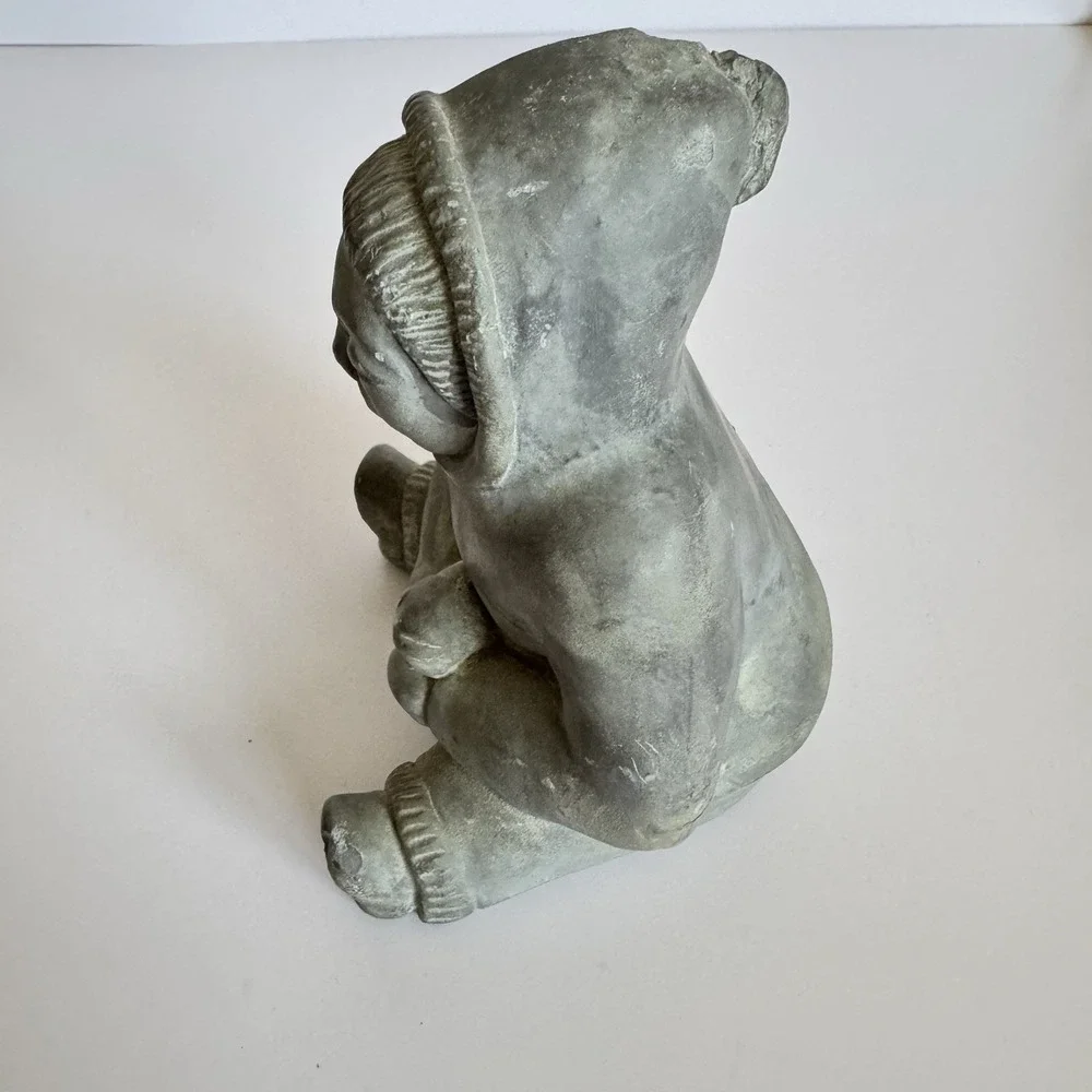 Vintage Inuit Figure Fish Soapstone Style Figurine Abbott‎ Canada Decor